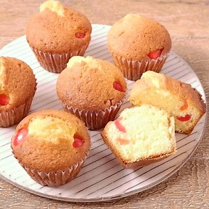 ドレンチェリーのカップケーキ 作り方・レシピ | クラシル