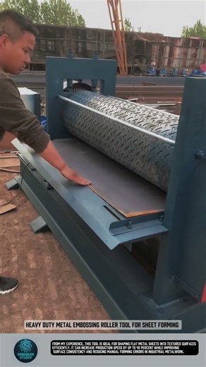 Heavy Duty Metal Embossing Roller tool for sheet forming #tools
