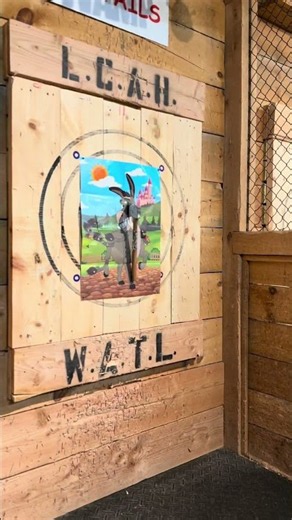 Thats how you play pin the tail on the donkey!