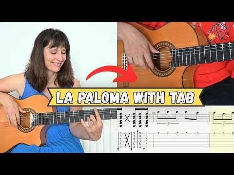 La Paloma (Rumba) - Guitar Cover + Slow Play-Through with TAB