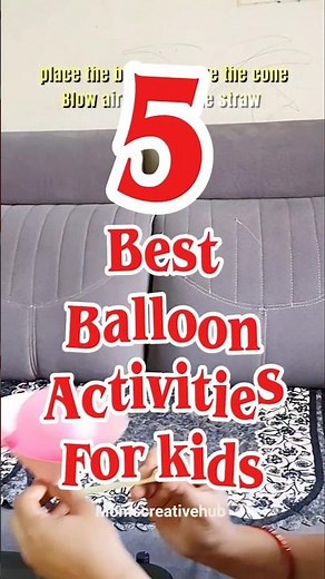 🎈 5 Best Balloon Activities for Kids | Fun & Easy DIY Activities for Kids🎈