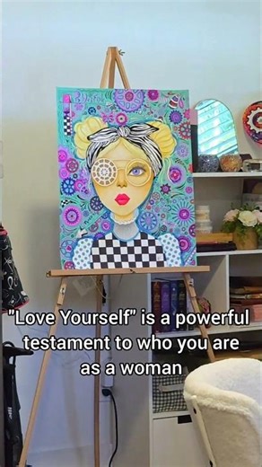 The making of the Age of Women Painting "Love Yourself"
