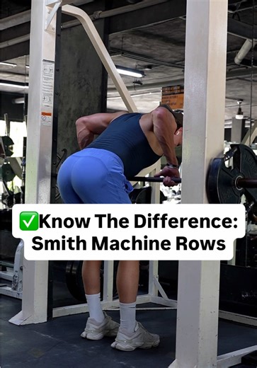 Smith machine rows proper form! #workouttips #weightloss #fitnessmotivation