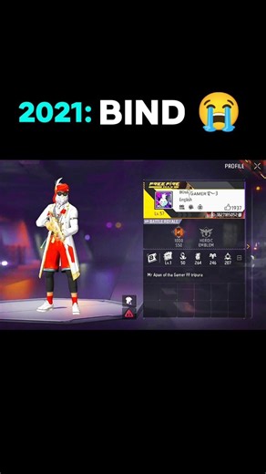 ID BIND 😭 #viral #trendingshorts #bind #freefire #old #2021