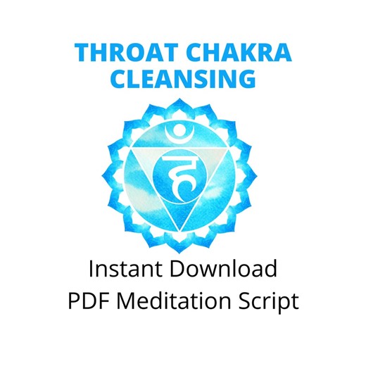 Guided Meditation Script - PDF - Throat Chakra Cleansing - Etsy Canada