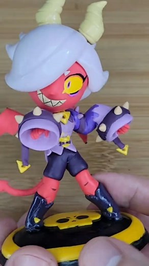 Creating Colette Trixie - Brawl Stars Clay Art