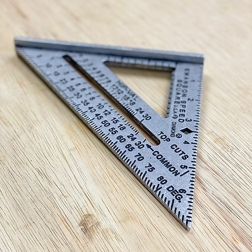 How To Use A Speed Square - The Beginners' Guide - Anika's DIY Life