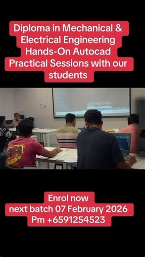 Diploma in Mechanical Engineering | Join Now in Feb-2026 Batch #diplomainsingapore