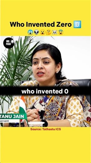 Who Invented Zero 😨 | Tanu Jain IAS