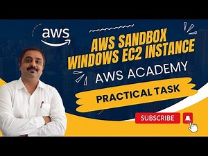 AWS Sandbox | How to Launch a Windows Server on AWS | AWS Academy Cloud Foundations