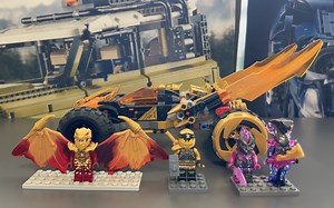 收人仔不错 试玩乐高幻影忍者71769 寇的神龙战车