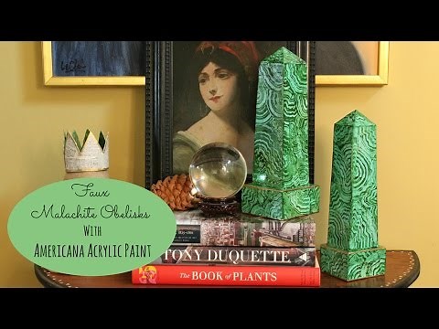 Learn a Faux Malachite Technique | DecoArt®