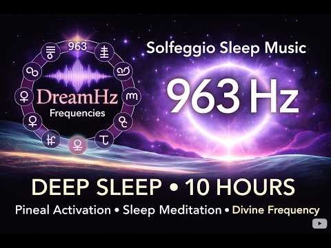 963Hz Frequency – Black Screen Deep Sleep Music (10 Hours)