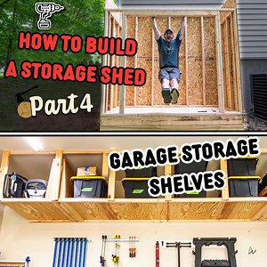 How To Build A Shed: Floor, Walls, Roof, & Siding! | Crafted Workshop