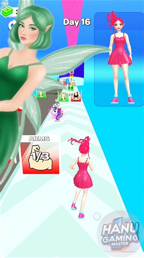 build a queen 👑 like a barbie red dress 👗 day 16 #barbie #trendingshorts #superbarbie