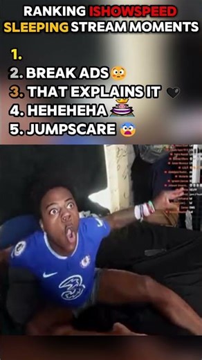 ranking speed sleeping moments #ishowspeed #shorts