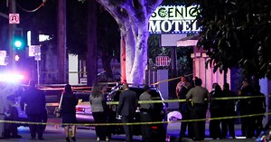Two Southern California police officers killed, suspect dead, officials say