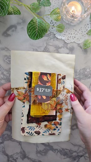 Ephemera for my Fall Journal | Sample Swatch