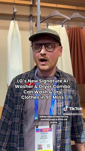 LG's New Signature Washer & Dryer Can Wash & Dry in 90 Minutes
