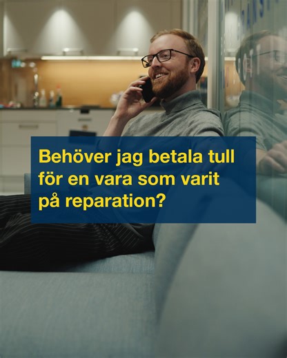 Fråga Tullverket on Instagram: "En skadad klocka? En trasig kamera? Något som behöver repareras eller uppgraderas? Om du någon gång behöver skicka något på reparation till ett land utanför EU är det bra om du har koll på det här först 👇 För att betala lägre eller ingen tull och moms när varan skickas tillbaka till dig i Sverige igen behöver du be ett transportföretag om hjälp med att ansöka om så kallad passiv förädling. Tre saker att ha komma ihåg innan du skickar en vara på reparation: 1. Kon
