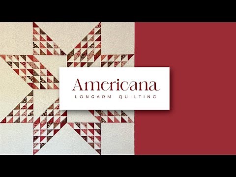 Americana Quilting - Micheline's Pinwheel Star Quilt