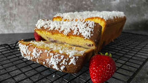 Low Carb Strawberry Pound Cake