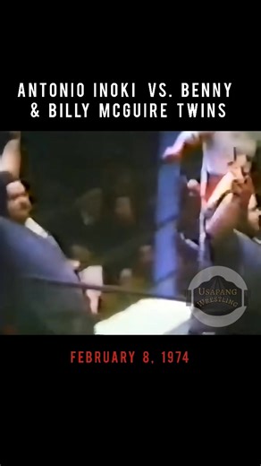 Antonio Inoki vs Benny & Billy McGuire Twins 1974 | Usapang Wrestling TV