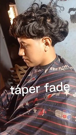 táper fade cola de pato así se peina