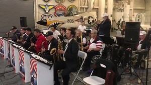 The USS Hornet Band performs “Man with a Horn,” featuring Tony Ligouri on trumpet. It’s all part of the Kaiser Permanente Veterans Health and Job Fair on the USS Hornet Sea, Air and Space Museum. | USS Hornet - Sea, Air and Space Museum