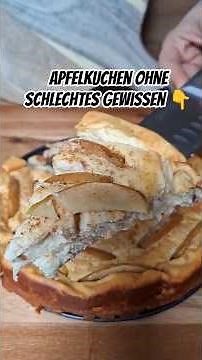 🍎 Saftiger Apfel-Quark-Kuchen (proteinreich & einfach)