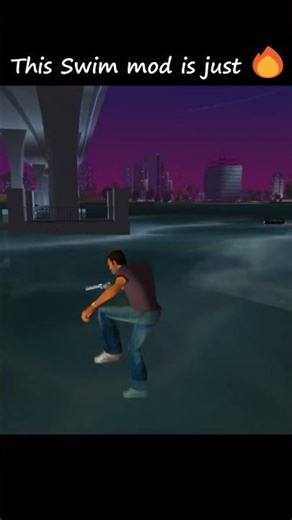 This Swim mod is just 🔥 GTA Vice City #gaming #gta #gtavicecity