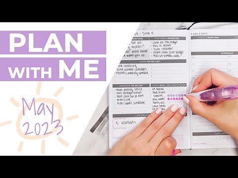 Plan with Me - May 2023 ft. Clever Fox Daily Planner