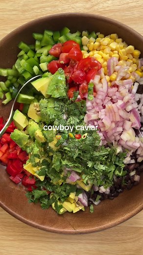 Delicious Cowboy Caviar Recipe with Fresh Ingredients!