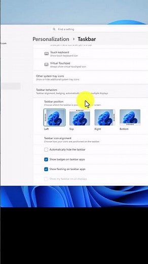 Now you can move the Task Bar in Windows 11 🎉 #windowstips #Wimdows11