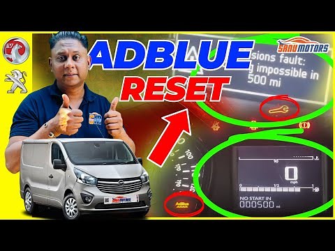 Vauxhall Vivaro AdBlue Warning & Fault Code Reset | Diagnostic Guide ║Sanu Motors with Charlie