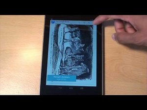 Nexus 7 Book Reading as E-Reader Hands on Review / Demo