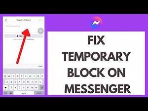 How to FIX Temporary Block On Messenger (2022)