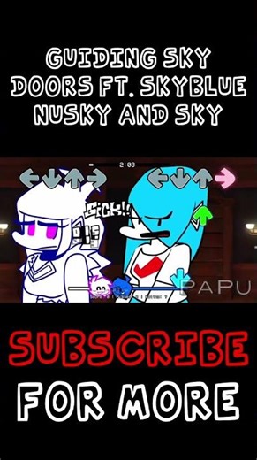 Guiding Sky Part 1 FNF Doors Ft. Skyblue, Nusky, Ski