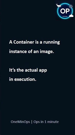 Docker Image vs Container | OneMinOps