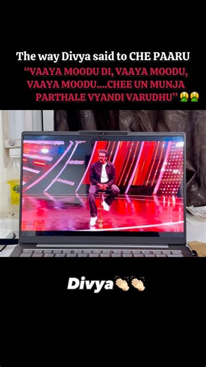 𝒦𝒶𝓃𝒾𝓂𝑜𝓏𝒽𝒾🦋 on Instagram: "Paaru munja parthale vyaandi varudhu🤮🤮🤮 #vijaytelevision #redcard #bigbosstamil #sandra #divya"