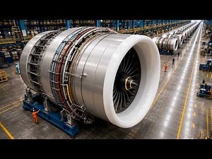 How a $30 Million Jet Engine Is Built. Jet Engine Manufacturing Documentary