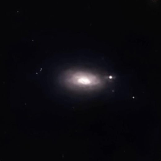 I pointed my telescope at the Sunflower Galaxy