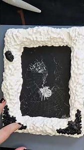 Making a spiderweb into ART? #gothicart #spider #spiderweb #darkacademia