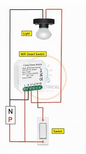 4.1K views · 133 reactions | Wifi smart switch board connection diagram #ElectricalWiring #electricguitar #ElectricalConnections | Mb Electrical | Facebook