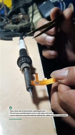 Precision Soldering Iron for Flex Cable Repair #Electronics #DIY #Tools