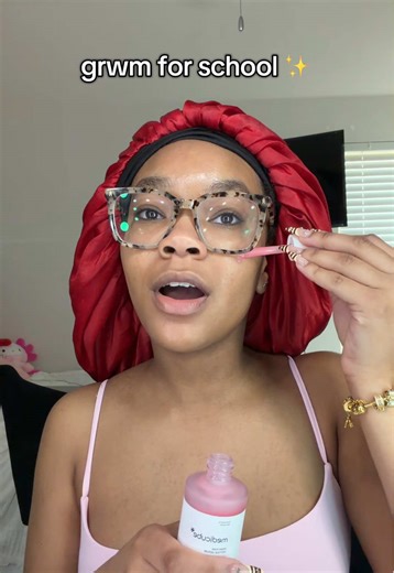 get ready with me for school!💗 I can’t belive i graduate in 2 months it’s crazy😭😭 #getreadywithme #grwmforschool #skincareroutine #maddygrace #grwm - @medicube global @Bubble Skincare @L’Oréal Paris @Kulfi @Olehenriksen @NYX Cosmetics