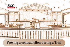 Proving a contradiction during a Trial