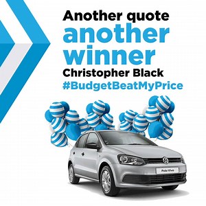 Yebo! Nothing is impossible with Budget Insurance, and Christopher knows this well. He got a quote to enter the #BudgetBeatMyPrice competition here: https://fal.cn/38KNi and look at him now, winning fancy wheels 🤩🚘 | Budget Insurance