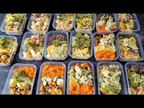 Fitness meal prep for 15 days - quick and easy.
