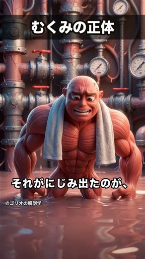 夕方の脚のむくみ、犯人はふくらはぎ【腓腹筋・ヒラメ筋】#shorts